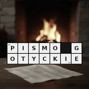 Hasło krzyżówkowe rodzina krojów pisma opartych na alfabecie łacińskim o łamanych i bardzo ozdobnych konturach - pismo gotyckie – rozwiązanie, synonimy, podpowiedzi i definicje krzyżówkowe